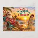 Search for beach santa claus postcards Party