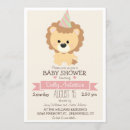 Recherche de jungle baby shower fille invitations Zoo