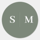 Recherche de sage green mariage autocollants Minimaliste