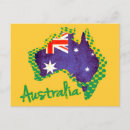 Recherche de drapeau australien cartes postales Fête australienne