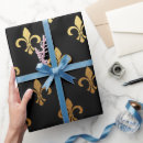 Search for gold fleur de lis wrapping paper Party