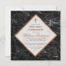 Search for black white first communion invitations Boy