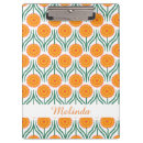 Search for floral clipboards Orange