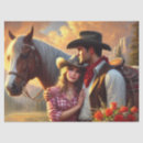 Search for cowboy tissue paper Craft