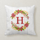 Recherche de baies de houx coussins Noël