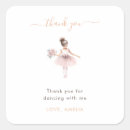 Search for ballerina thank you stickers Whimsical