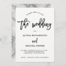 Search for white marble wedding invitations Grey