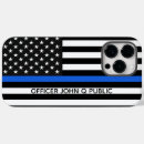 Search for thin blue line flag iphone cases Deputy