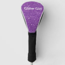 Search for purple golf head covers Girly