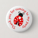 Search for ladybird buttons Kids birthday