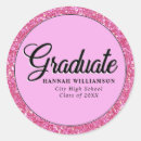 Search for hot pink glitter stickers White