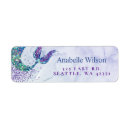 Search for purple sparkle return address labels Modern