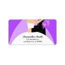 Search for bride to be return address labels Modern