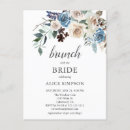 Recherche de blue flowers bridal shower invitations Rustique