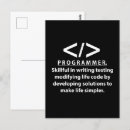 Recherche de programmeur cartes postales Codage