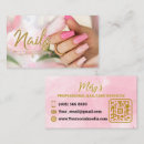Search for manicure business cards Qr code