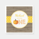 Search for fall birthday napkins Pumpkin
