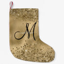 Search for glitter christmas stockings Gold
