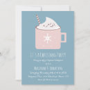 Recherche de hot cocoa party invitations Moderne