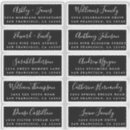Recherche de transparent mariage autocollants Noir