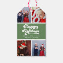Search for happy holidays gift tags Typography
