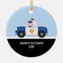 Search for police car ornaments Policeman