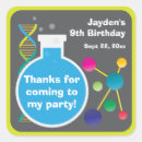 Search for science birthday stickers Scientist