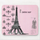 Search for paris fashions mousepads Pink
