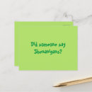 Search for st patricks day postcards Shenanigans