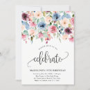Search for blue flower border invitations Flowers