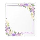 Search for floral notepads Purple