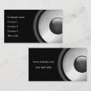 Search for audio speaker business cards Entertainment