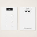 Search for earring card template display cards Boutique