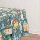 Search for whimsical christmas tablecloths Snowflakes
