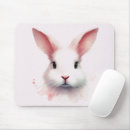 Search for pink bunny mousepads Whimsical
