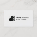 Recherche de queue cartes visite Piano