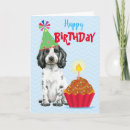 Search for cocker spaniel birthday cards Puppy