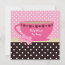 Search for brown dots invitations Pink and brown