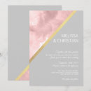 Search for pink and grey wedding invitations Blush