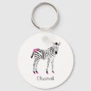 Search for cute zebra keychains Girly