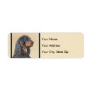 Search for black and tan return address labels Cute