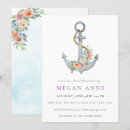 Search for boat bridal shower invitations Watercolor