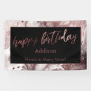 Recherche de rose gold banners Fête d'anniversaire