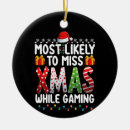 Search for gaming ornaments Santa
