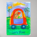 Recherche de voiture jouet posters Aquarelle