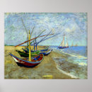 Recherche de bateaux van gogh posters Plage