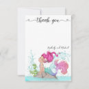 Search for little mermaid thank you cards Baby shower