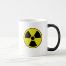 Recherche de radioactivité tasses Radioactif