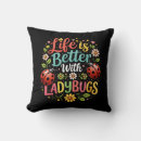 Search for ladybug pillows Garden