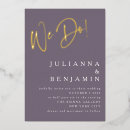 Recherche de beau pourpre invitations Élégant